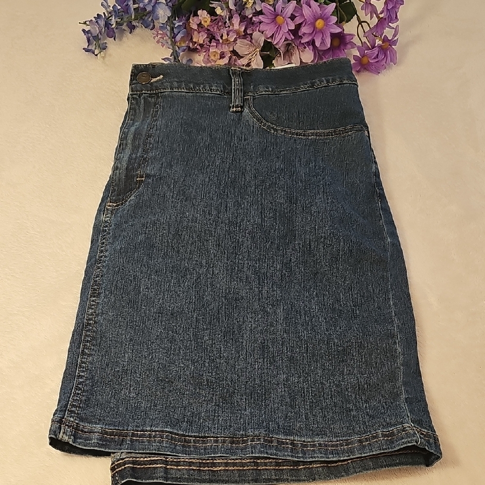 Lee Riders Midrise Denim Skirt Size 22